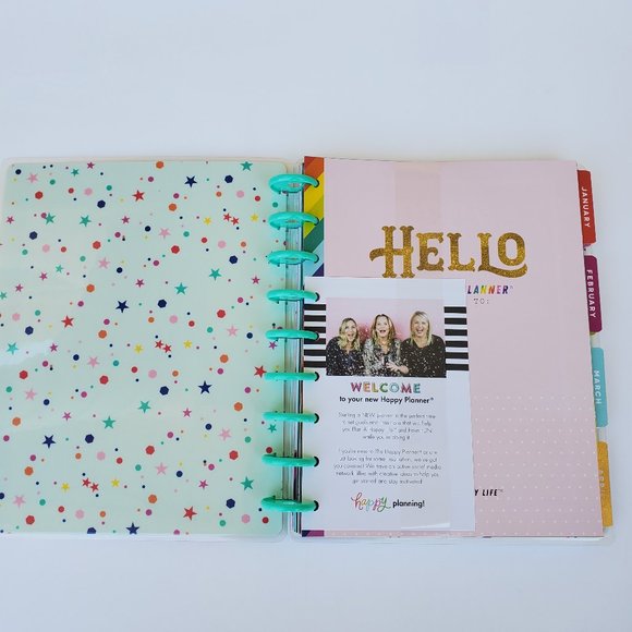 BOGO Happy Planner 2020 12mo BUSY BABE - Picture 6 of 9